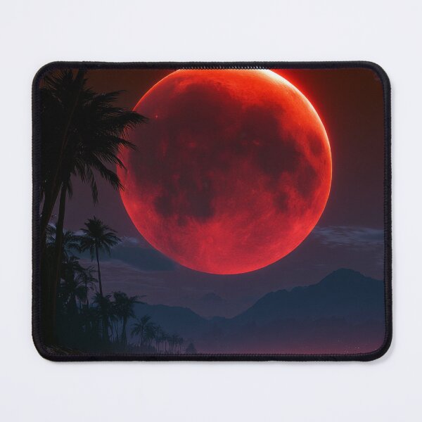 Item preview, Blood Moon Over Tropical Beach designed and sold by FrostyFrisby.