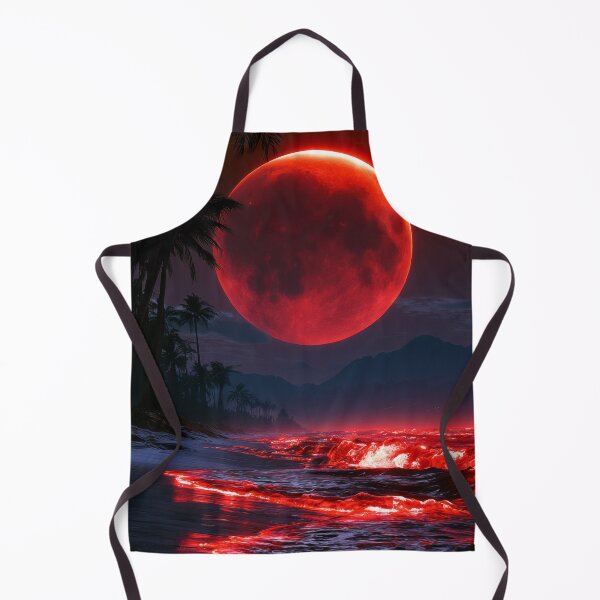 Item preview, Blood Moon Over Tropical Beach designed and sold by FrostyFrisby.