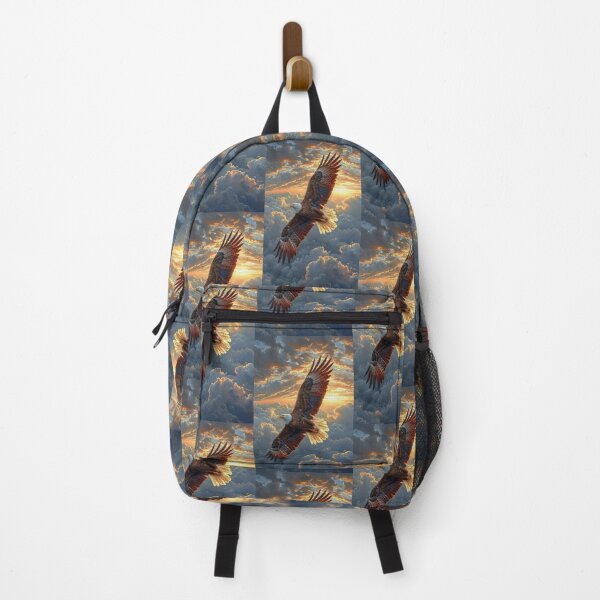 Item preview, Majestic Bald Eagle Soaring Above the Clouds designed and sold by Mafzi.