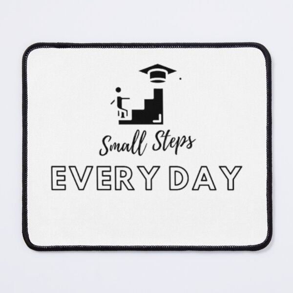 Item preview, Small Steps Every Day | Motivational Growth Quote designed and sold by shreeedesigns.