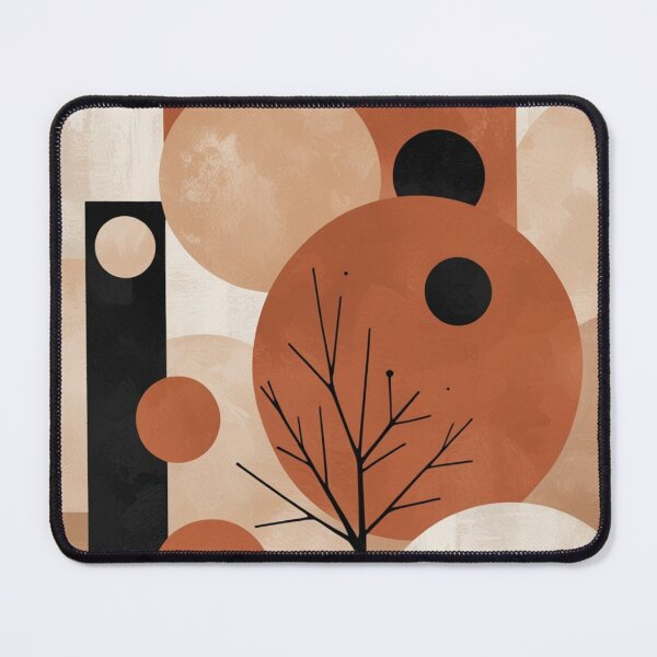 Item preview, Minimalist Geometric Vessels Earth Tones Print designed and sold by EnmarcArt.