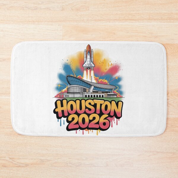 Item preview, Houston 2026 Space Shuttle Football T-Shirt V3 designed and sold by DarylWelsh2024.