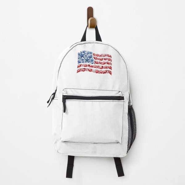 Item preview, Seashell USA Flag 4th of July for Men Women Kids Summer designed and sold by clothesy7.