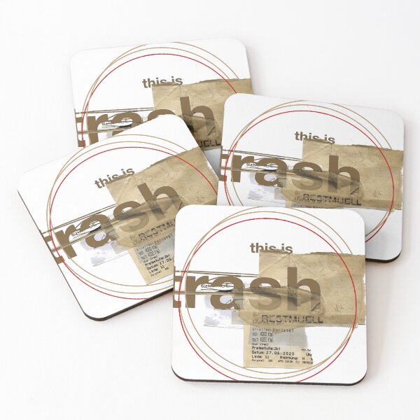 Item preview, This Is Trash Modern Collage Art designed and sold by jcsstore.