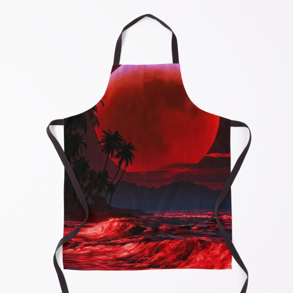 Item preview, Blood Moon Over Tropical Beach designed and sold by FrostyFrisby.