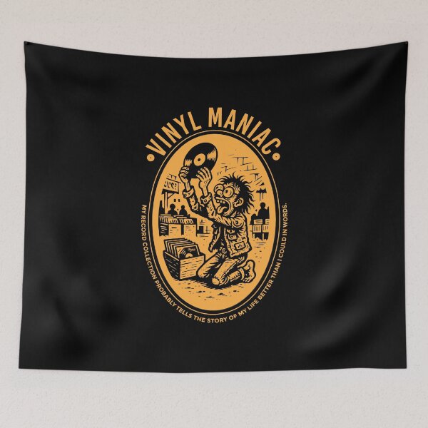 Item preview, Vinyl Maniac Record Collection Life designed and sold by Boogosh.