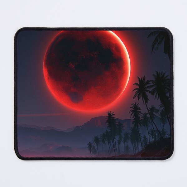 Item preview, Blood Moon Over Tropical Beach designed and sold by FrostyFrisby.