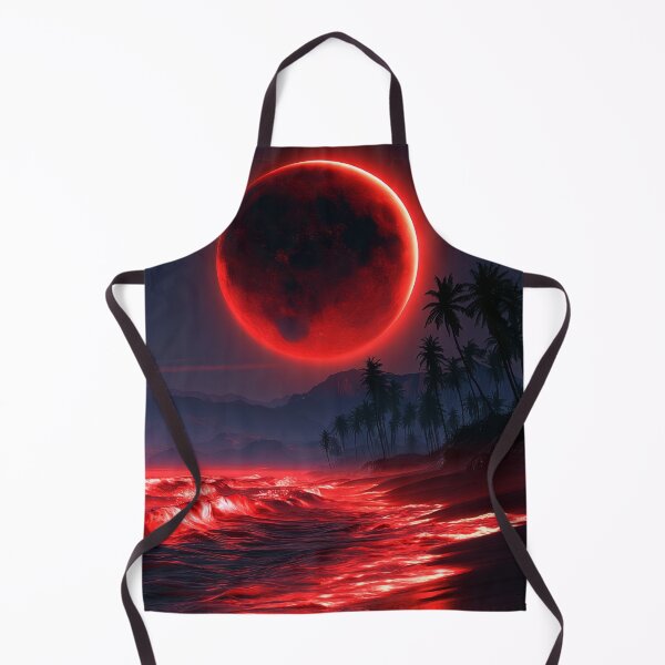 Item preview, Blood Moon Over Tropical Beach designed and sold by FrostyFrisby.