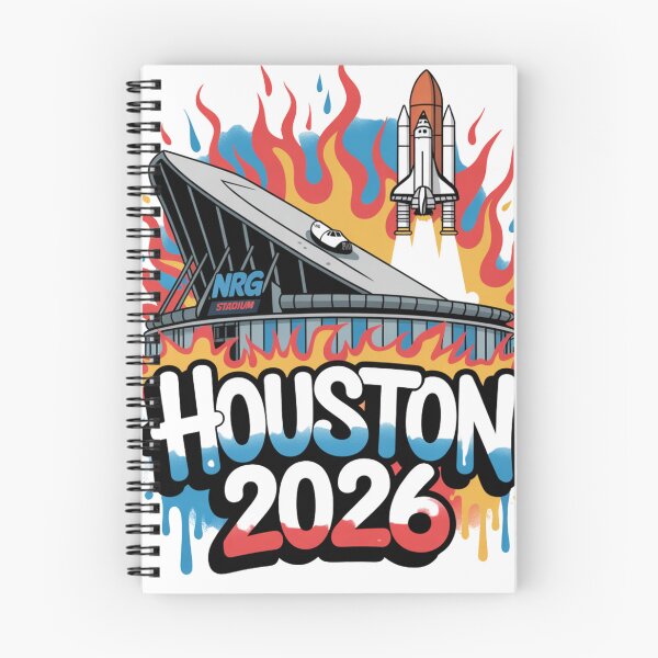 Item preview, Houston 2026 Space Shuttle Football T-Shirt V5 designed and sold by DarylWelsh2024.