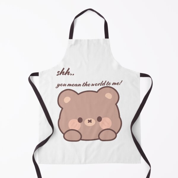 Item preview, Lovely Gifts for Your Bestie or Partner Cute Bear Shh, You Mean The World to Me! designed and sold by foryourbestself.