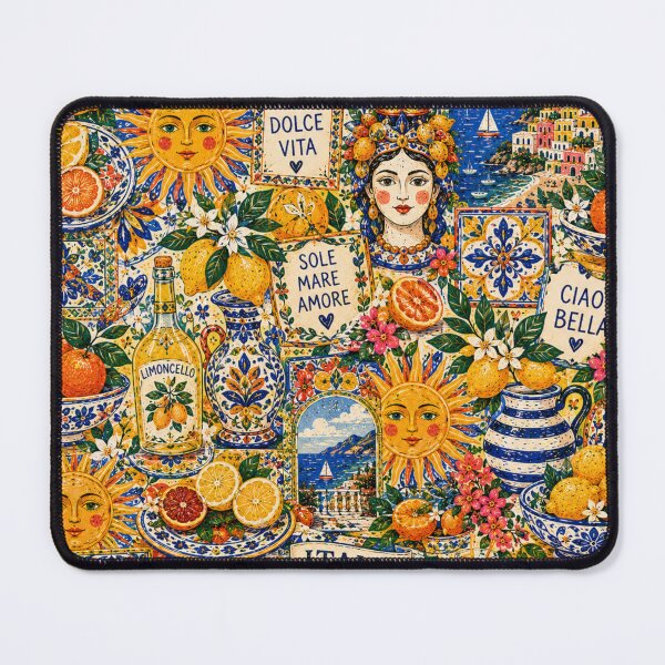 Item preview, Sun & Citrus Maximalist Pattern designed and sold by Aramdesing.