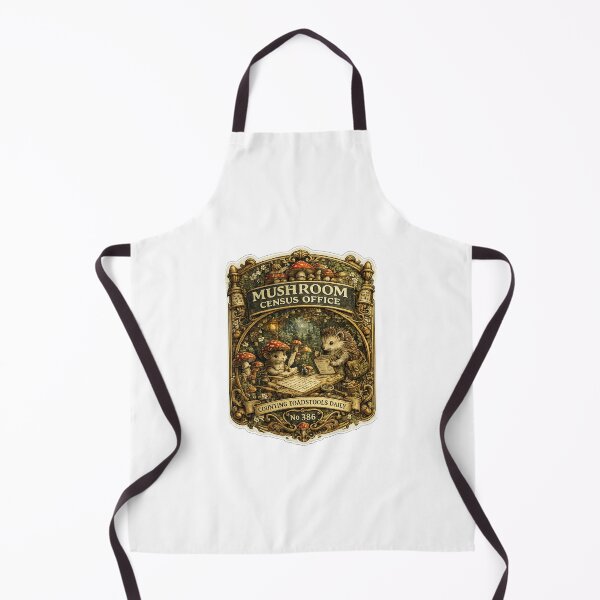 Item preview, Mushroom Census Office | Counting Toadstools Daily | Woodland Government Badge Design designed and sold by MrDev.