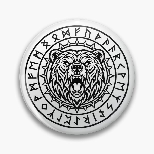 Item preview, Bear Totem Sigil | Norse Runes Protective Symbol designed and sold by Ofiel.