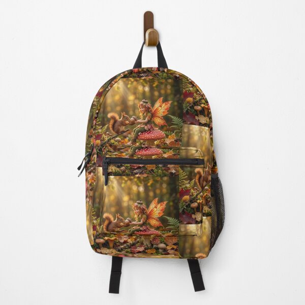 Item preview, Autumn Fairy and Squirrel Mushroom Meeting. designed and sold by JoyNest = "The nest of joy".