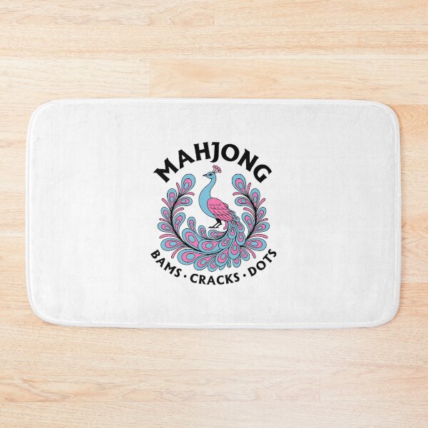 Item preview,  Mahjong Bams Cracks Dots Peacock Floral Mahjong Lover designed and sold by designclub.