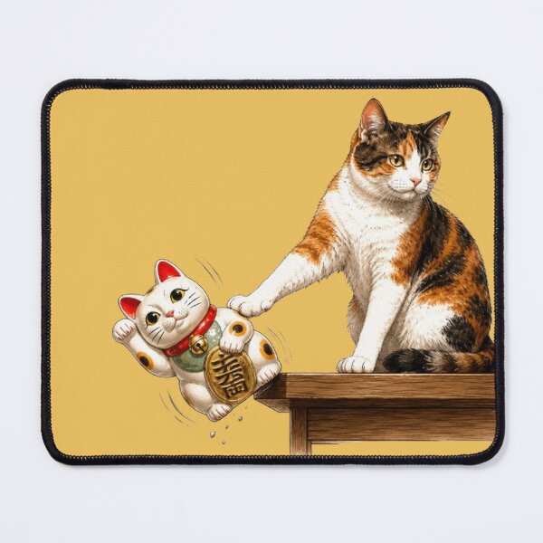 Item preview, Calico Cat vs Maneki Neko — Nothing Personal designed and sold by Aguri-tei.