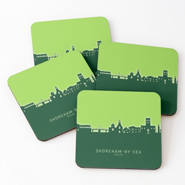 Item preview, Shoreham-by-Sea England Skyline designed and sold by ArtPrints.