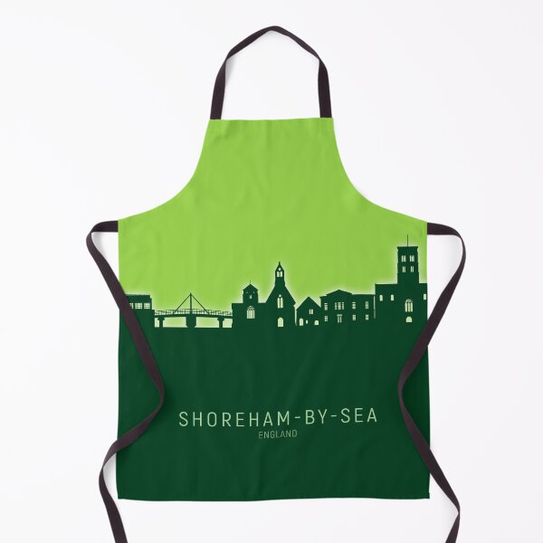 Item preview, Shoreham-by-Sea England Skyline designed and sold by ArtPrints.