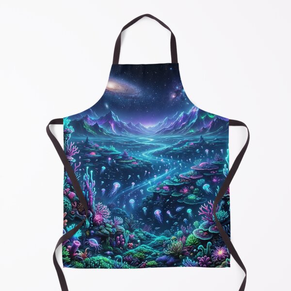 Item preview, Celestial Reef Bioluminescent Alien Ocean Landscape designed and sold by Luminous Wilds.