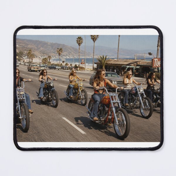 Item preview, Coastal Riders – Beautiful Female Biker Crew 1969 designed and sold by VERYOLDROAD BY AXTON BROWNING .