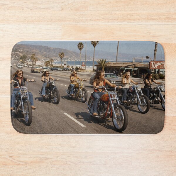 Item preview, Coastal Riders – Beautiful Female Biker Crew 1969 designed and sold by VERYOLDROAD BY AXTON BROWNING .