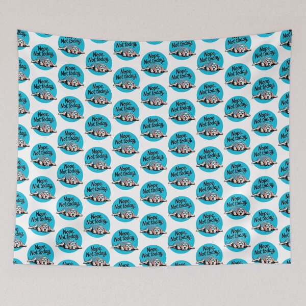 Item preview, Funny Lazy Cute Dog Sleeping designed and sold by McThingummy.