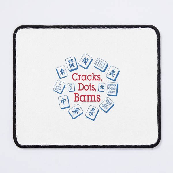 Item preview, Cracks Dots Bams Mahjong Tiles Circle Mahjong Lover designed and sold by designclub.