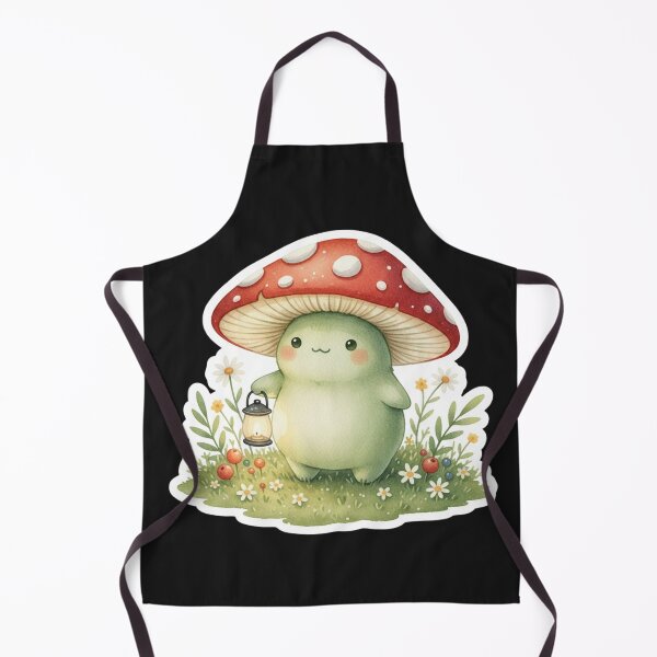 Item preview, Mushroom Forest Spirit Sticker | Cozy Cottagecore Woodland Creature designed and sold by AillustriaAK.