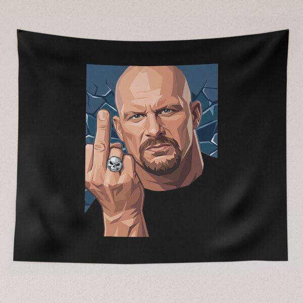 Item preview, Stone Cold Steve Austin Vector Illustration designed and sold by Boruto1231.