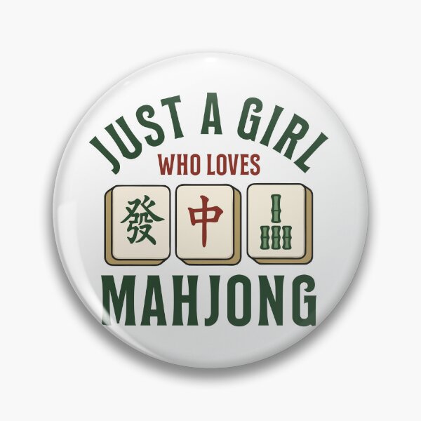 Item preview, Just A Girl Who Loves Mahjong Funny Mahjong designed and sold by designclub.