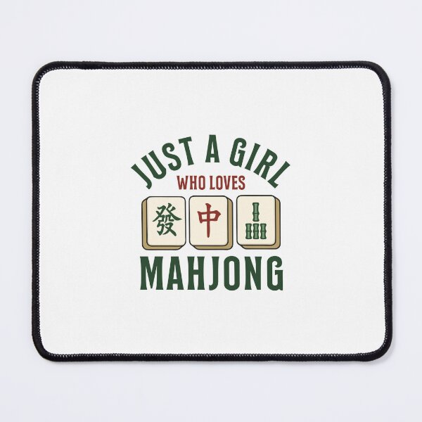 Item preview, Just A Girl Who Loves Mahjong Funny Mahjong designed and sold by designclub.