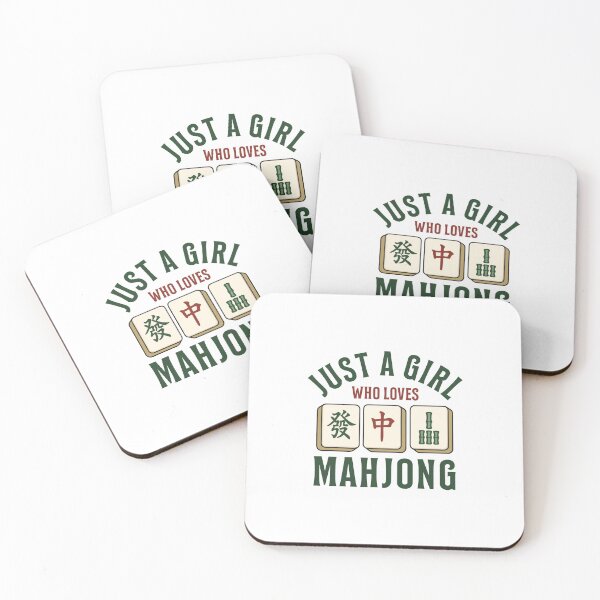 Item preview, Just A Girl Who Loves Mahjong Funny Mahjong designed and sold by designclub.