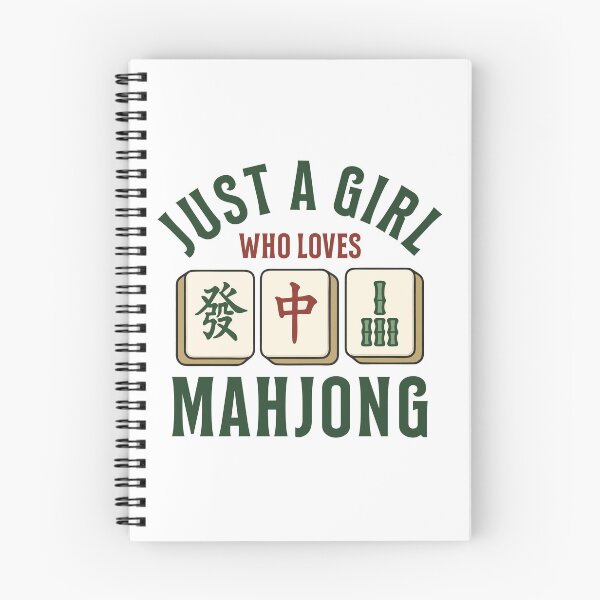 Item preview, Just A Girl Who Loves Mahjong Funny Mahjong designed and sold by designclub.