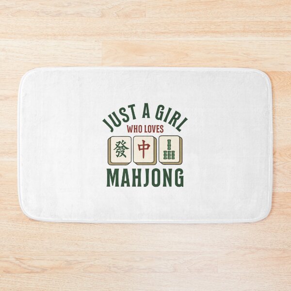 Item preview, Just A Girl Who Loves Mahjong Funny Mahjong designed and sold by designclub.