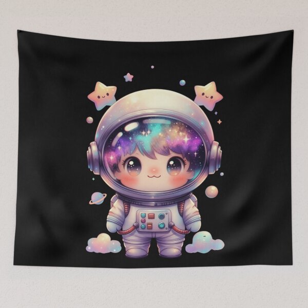 Item preview, Cute Astronaut, Kawaii, Chibi designed and sold by Tanya Zevallos.