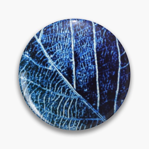 Item preview, Electric Blue Skeleton Leaf designed and sold by Shirl's .