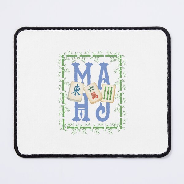 Item preview, Mahjong Bamboo Frame Vintage Mahjong Tiles Elegant Mahjong designed and sold by designclub.