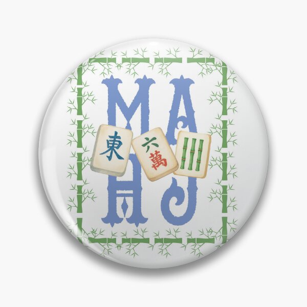 Item preview, Mahjong Bamboo Frame Vintage Mahjong Tiles Elegant Mahjong designed and sold by designclub.