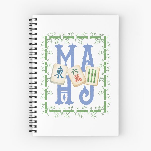 Item preview, Mahjong Bamboo Frame Vintage Mahjong Tiles Elegant Mahjong designed and sold by designclub.