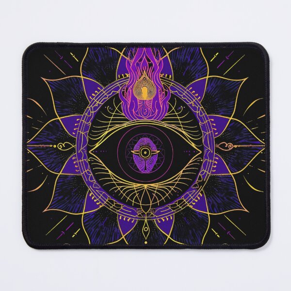 Item preview, Third Eye Mandala - Pineal Gland Awakening & Mystic Wall designed and sold by RetroWaveArtCo.
