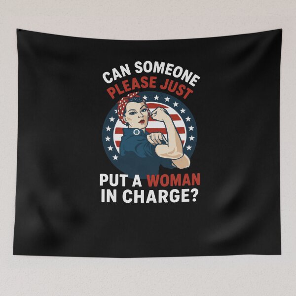 Item preview, Can Someone Please Just Put A Woman In Charge? Feminist Women's Rights Advocate designed and sold by HumansStuck12.