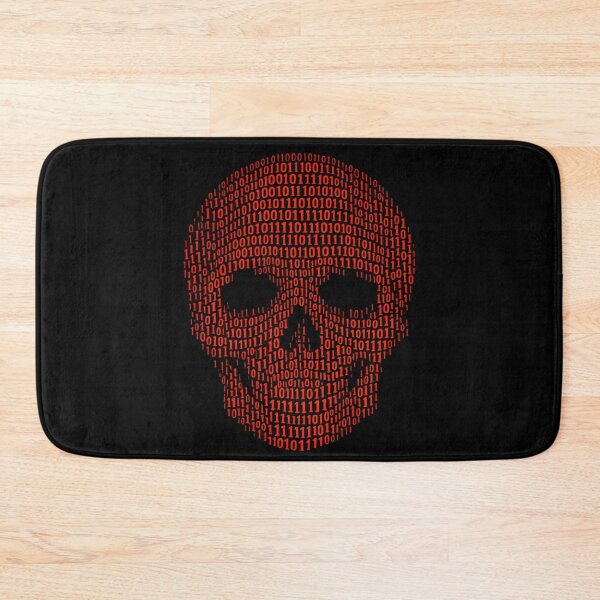 Item preview, Binary Red Skull  designed and sold by KICOR.