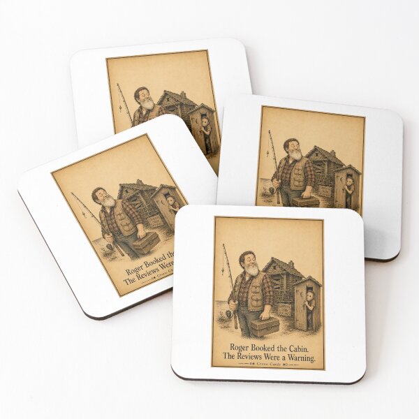 Item preview, Crone Cards — Roger Booked the Cabin. The Reviews Were a Warning. designed and sold by Kay Mhor Studio.