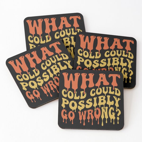 Item preview, Retro 70s Melting Bubble WHAT COLD COULD POSSIBLY GO WRONG Psychedelic designed and sold by DuckOddity.