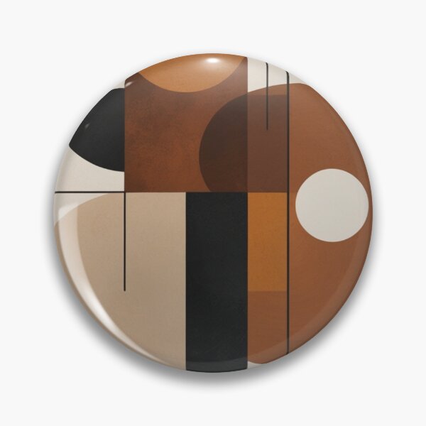Item preview, Minimalist Geometric Perspective Earth Tones Poster designed and sold by EnmarcArt.