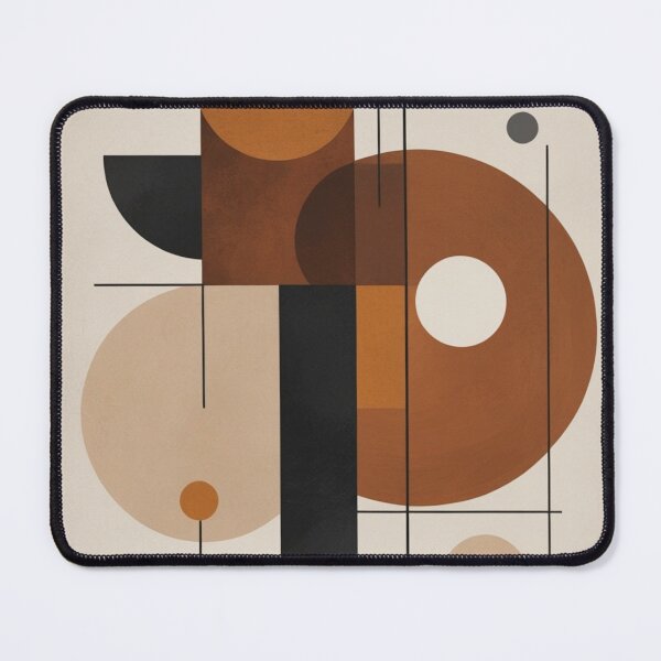 Item preview, Minimalist Geometric Perspective Earth Tones Poster designed and sold by EnmarcArt.