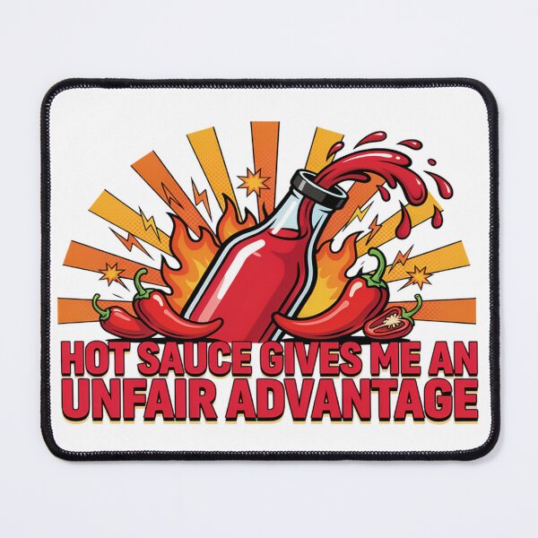 Item preview, Spicy Flavor Unfair Advantage designed and sold by Squiggle Happy.
