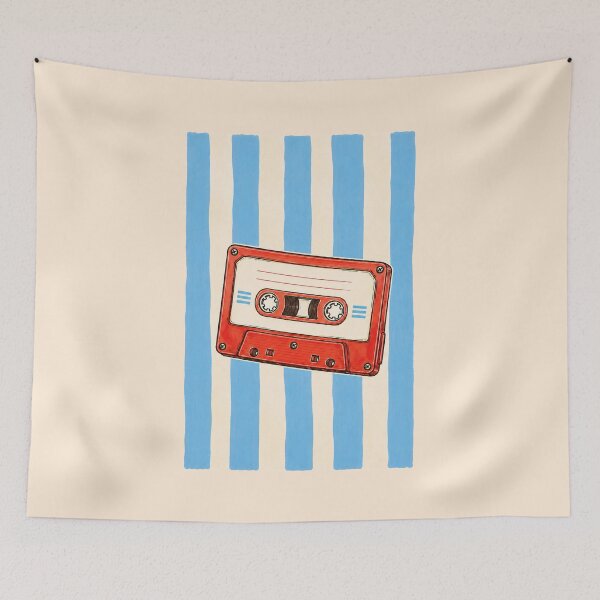 Item preview, Retro Cassette Tape Illustration designed and sold by olosra.
