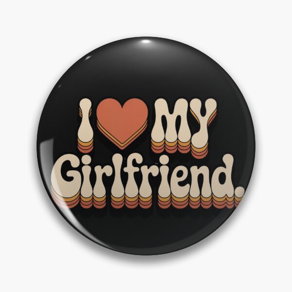 Item preview, I Affectionate Graphic My Girlfriend 70s Style designed and sold by Tsugraf Designs.