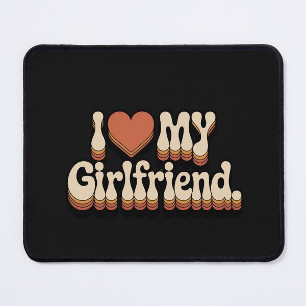Item preview, I Affectionate Graphic My Girlfriend 70s Style designed and sold by Tsugraf Designs.